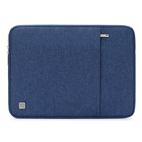 NIDOO 12,9" 13" Wasserdicht Laptop Sleeve Hülle Schutzhülle Tasche für 13" MacBook Pro Air M2 M1 / 14" MacBook Pro/Surface Laptop 3 4/14" Yoga Slim 9i Gen 7 / ThinkPad X1 Yoga 7th | Carbon 10,Blau von NIDOO