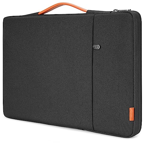 NIDOO 12 Zoll Laptop Tasche für 12,9" iPad Pro M2 M1 / 12,4" Surface Laptop Go 2 / Surface Pro 9 8 7+/ 12,4" Galaxy Tab S8+ / 12" MateBook Tablet, Notebook Sleeve Schutzhülle Tragetasche, Schwarz von NIDOO