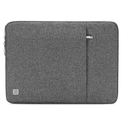 NIDOO 13 14 Zoll Wasserdicht Laptop Sleeve Laptophülle Notebook Hülle Tasche für 13" Surface Book 2 3 / Surface Laptop Studio / 14" Yoga Slim 7i Pro X/ThinkPad E14 4th / 14" Galaxy Tab S8 Ultra,Grau von NIDOO
