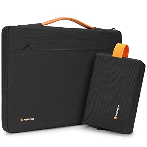 NIDOO 14 Zoll Laptop Tasche Notebooktasche Handtasche Aktentasche Hülle Tragbar für 15" Macbook Air M3 / 15" Surface Laptop 5/14,4" Surface Laptop Studio 2/14" ThinkPad E14 P14s Gen 4 / Chromebook von NIDOO