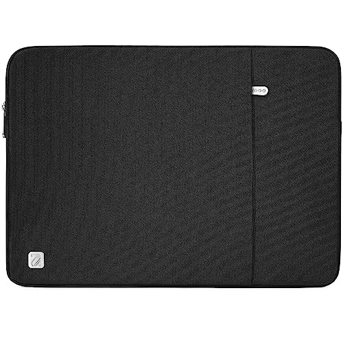 NIDOO 14 Zoll Schutzhülle Laptop Tasche Laptop Tasche Notebook Case Cover Weiche Hüllen für 15" Surface Laptop 3 4/14" Chromebook 3 / ThinkPad P14s T14 T14s L14 / Swift 1 3X 7 Pro, Schwarz von NIDOO