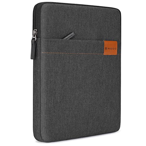 NIDOO 8 Zoll Tablet Hülle Wasserdicht Sleeve Case Etui Tasche Schutztasche für 8,3" iPad Mini 6/7,9" iPad Mini 5/8" Huawei MatePad T 8/8,7" Galaxy Tab A7 Lite / 8" Smart Tab M8, Dunkelgrau von NIDOO