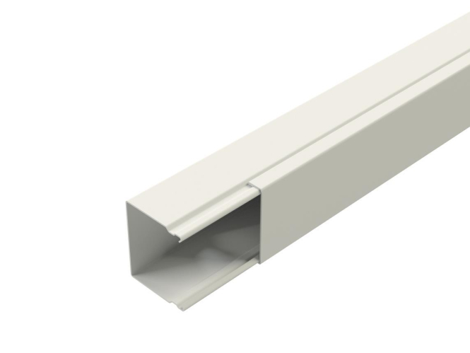 NIED Blechkanal LLK 26.030 W mit Deckel ** in RAL 9001 (Inhalt 2 Stück) von NIEDAX GmbH & Co. KG
