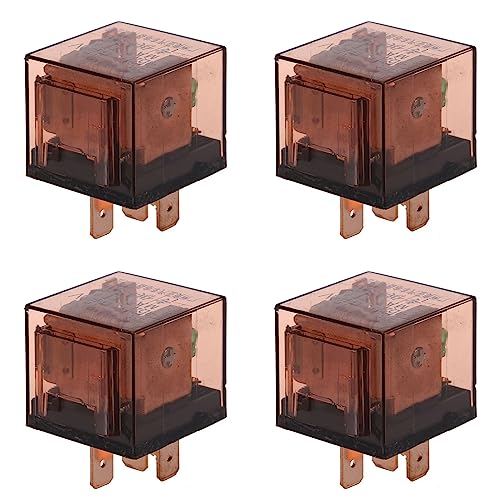 NIEI 4X DC 24V 80A 1NO 1NC SPDT 5 Stifte Gruenes Kontrollleuchte Automobil Auto Relais von NIEI