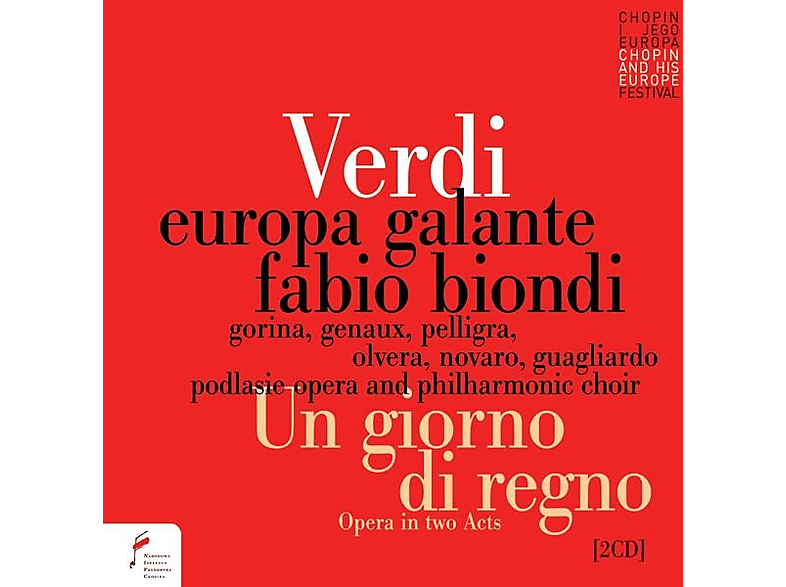 Gorina/Genaux/Biondi/Europa Galante/Podlasie Opera - Un giorno di regno (Il finto Stanislao) (CD) von NIFC