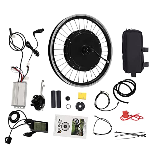 20 Zoll Ebike Umbausatz Kit 500W 35km/h Ebike Kit 340RPM E Bike Umbausatz Ebike Conversion Kit 30N.M Electric Bicycle Conversion Kit 5-Gang Einstellbar mit Power-off-Bremsgriff (Vorne) von NIGORIY