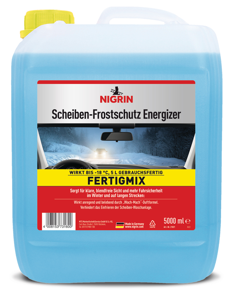 NIGRIN KFZ-Scheiben-Frostschutz ENERGIZER, Fertigmix, 5 l NIGRIN KFZ-Scheiben-Frostschutz ENERGIZER, Fertigmix, 5 l von NIGRIN