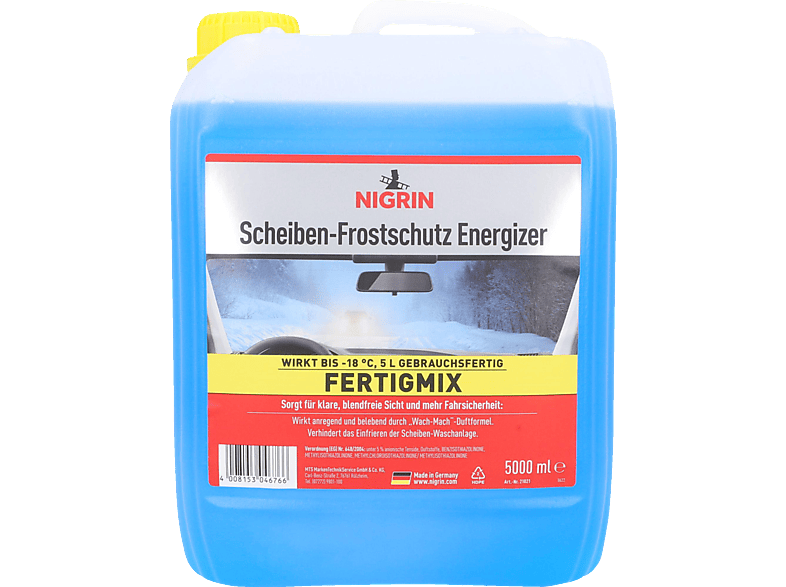 NIGRIN Scheiben-Frostschutz Energizer, 5 Liter Frostschutzmittel, Blau NIGRIN Scheiben-Frostschutz Energizer, 5 Liter Frostschutzmittel, Blau von NIGRIN
