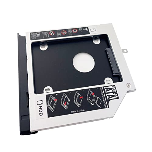 NIGUDEYANG 2. HDD SSD Festplattenrahmen Caddy Adapter für Lenovo Thinkpad L560 L570 mit Blende Frontblende und Halterung aus Metall von NIGUDEYANG