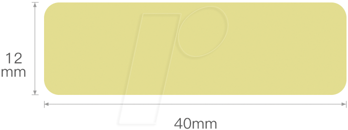 NIIM A2A68301301 - Etiketten, für Niimbot, 12 mm x 40 mm, geld, 160 Stück NIIM A2A68301301 - Etiketten, für Niimbot, 12 mm x 40 mm, geld, 160 Stück von NIIMBOT