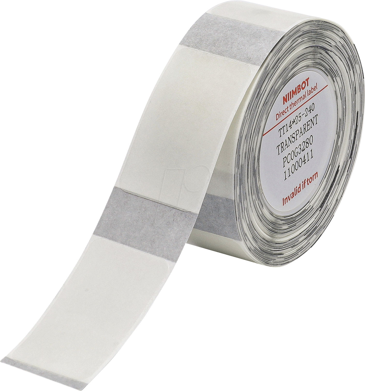 NIIM A2G88588001 - Etiketten, für Niimbot, 14 mm x 25 mm, transparent, 240 Stück NIIM A2G88588001 - Etiketten, für Niimbot, 14 mm x 25 mm, transparent, 240 Stück von NIIMBOT