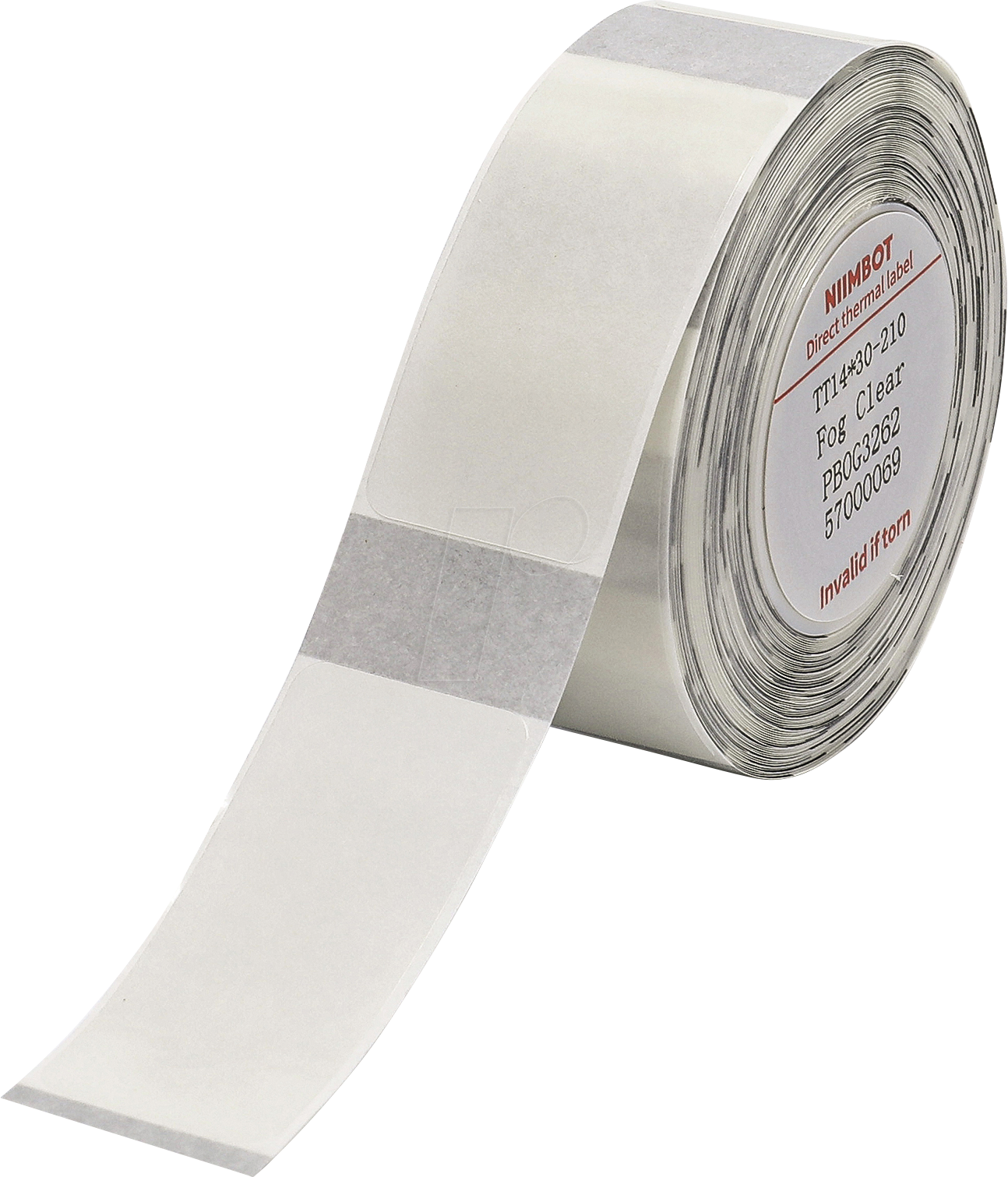 NIIM A2G88588201 - Etiketten, für Niimbot, 14 mm x 30 mm, transparent, 210 Stück NIIM A2G88588201 - Etiketten, für Niimbot, 14 mm x 30 mm, transparent, 210 Stück von NIIMBOT