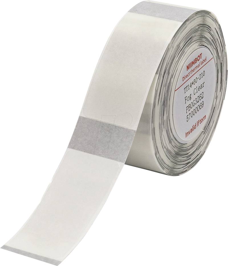 NIIM A2G88588201 - Etiketten, für Niimbot, 14 mm x 30 mm, transparent, 210 Stück von NIIMBOT