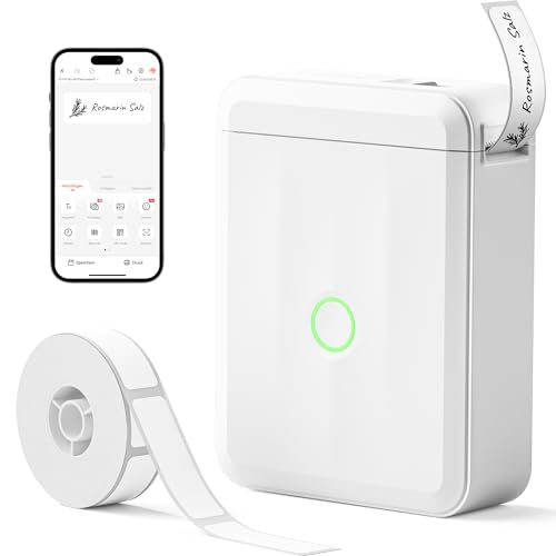 NIIMBOT Etikettendrucker, Bluetooth D110 Upgrade Selbstklebendes Etikettiergerät, Tragbarer Beschriftungsgerät Thermoetikettierer Aufkleber Druckbreite 15mm Kompatibel mit iOS Android Für Zuhause Büro NIIMBOT Etikettendrucker, Bluetooth D110 Upgrade Selbstklebendes Etikettiergerät, Tragbarer Beschriftungsgerät Thermoetikettierer Aufkleber Druckbreite 15mm Kompatibel mit iOS Android Für Zuhause Büro von NIIMBOT