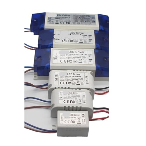 1 Stück AC 85-265 V 1-2x3w 2-4x3w 6-10x3w 10-18x3w 18-30x3w 600mA 650mA LED Treiber Transformator für Netzteil Deckenleuchte (1 to 2x3w) von NIKOIDIC