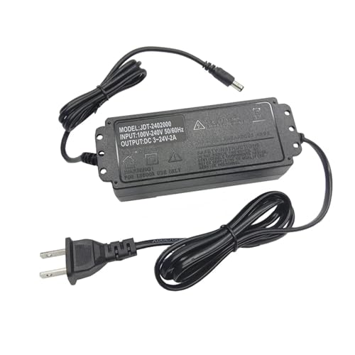 Adapter verstellbar 3 V 5 V 9 V 12 V 14 V 16 V 17 V 18 V 19 V 24 V, Anzeige der geregelten Stromversorgung (US, 3 – 24 V, 3 A) von NIKOIDIC