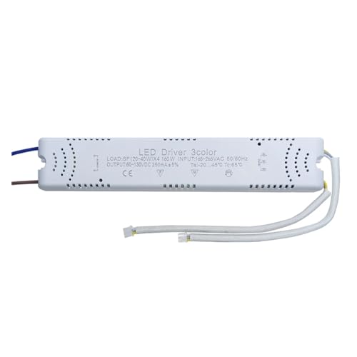 LED-Treiberadapter 8 – 240 W, geeignet für LED-Beleuchtung, nicht isolierender Transformator, AC 220 V, geeignet für den Ersatz der LED-Deckenleuchte (160 W) von NIKOIDIC