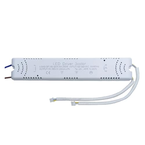 LED-Treiberadapter 8 – 240 W, geeignet für LED-Beleuchtung, nicht isolierender Transformator, AC 220 V, geeignet für den Ersatz der LED-Deckenleuchte (240 W) von NIKOIDIC