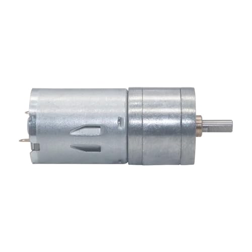 NIKOIDIC JGA25-370 Miniatur-Reduziermotor Gleichstrommotor 6V 12V 24V Getriebemotor hohes Drehmoment 12/16/26/30/35/60/77/130/170/280/1360 U/min (1/2 Zoll, 24 V) von NIKOIDIC