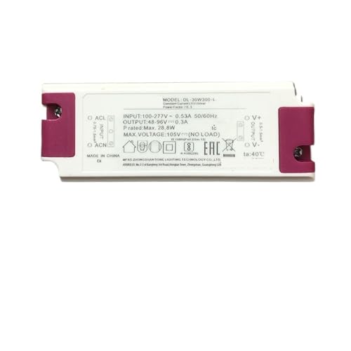 NIKOIDIC LED Netzteil Einbaustrahler Deckenstrahler Schiene Strahler Trafo Controller DL-W300-L(DL 30W300 L) von NIKOIDIC