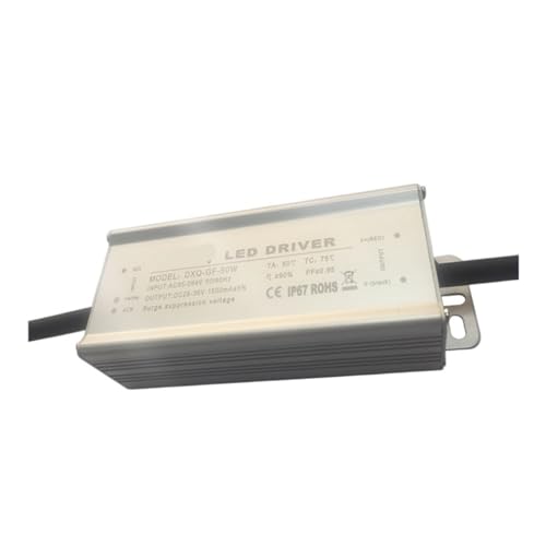 NIKOIDIC LED50W wasserdichtes Netzteil komplett aus Aluminium Überspannungsschutz 6 KV Blitzschutz große Spannung AC 85-264 V Projektor mit Konstantstrom NIKOIDIC LED50W wasserdichtes Netzteil komplett aus Aluminium Überspannungsschutz 6 KV Blitzschutz große Spannung AC 85-264 V Projektor mit Konstantstrom von NIKOIDIC