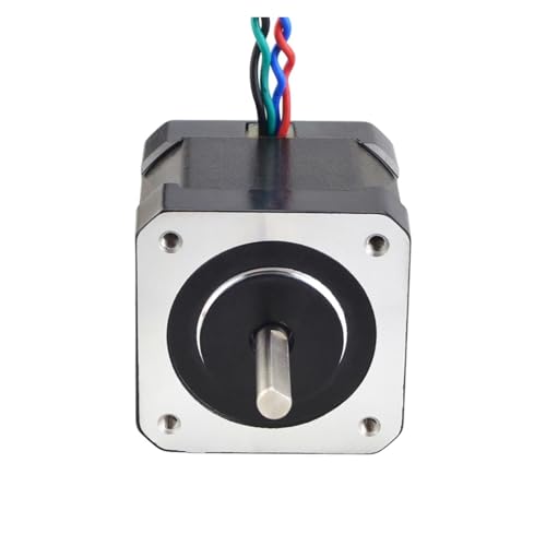 NIKOIDIC Nema 17 Schrittmotor, 0,9 Grad, 33 Ncm, 1,0 A, 40 mm Durchmesser, 5 mm Schrittmotor, 4 Leitungen für 3D-Drucker NIKOIDIC Nema 17 Schrittmotor, 0,9 Grad, 33 Ncm, 1,0 A, 40 mm Durchmesser, 5 mm Schrittmotor, 4 Leitungen für 3D-Drucker von NIKOIDIC