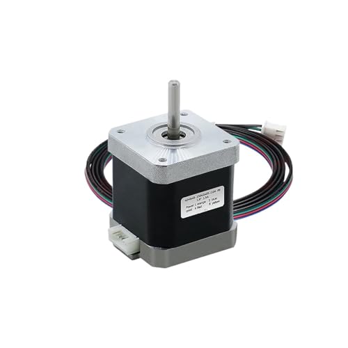 NIKOIDIC Schrittmotor Nema 17 für 3D-Drucker, 0,45 nm, 42 Stunden, 48 mm, 65 ozin, 4,5 kg, 5 mm, Strom 1,5 a, geeignet für CNC-Router NIKOIDIC Schrittmotor Nema 17 für 3D-Drucker, 0,45 nm, 42 Stunden, 48 mm, 65 ozin, 4,5 kg, 5 mm, Strom 1,5 a, geeignet für CNC-Router von NIKOIDIC