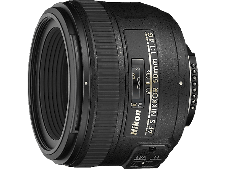 NIKON AF-S NIKKOR 50mm 1:1,4G - 50 mm f/1.4 (Objektiv für Nikon F-Mount, Schwarz) von NIKON