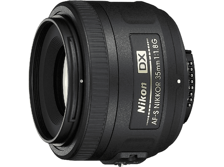 NIKON JAA132DA NIKKOR G - 35 mm f/1.8 AF-S, DX (Objektiv für Nikon F-Mount, Schwarz) von NIKON