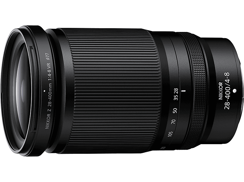 NIKON NIKKOR Z 28 mm - 400 Bei mm: f./4.0 bis f./22 Bei f./8.0 f./45 ED, ASPH (Reisezoom Objektiv für Nikon Z-Mount, Schwarz) von NIKON