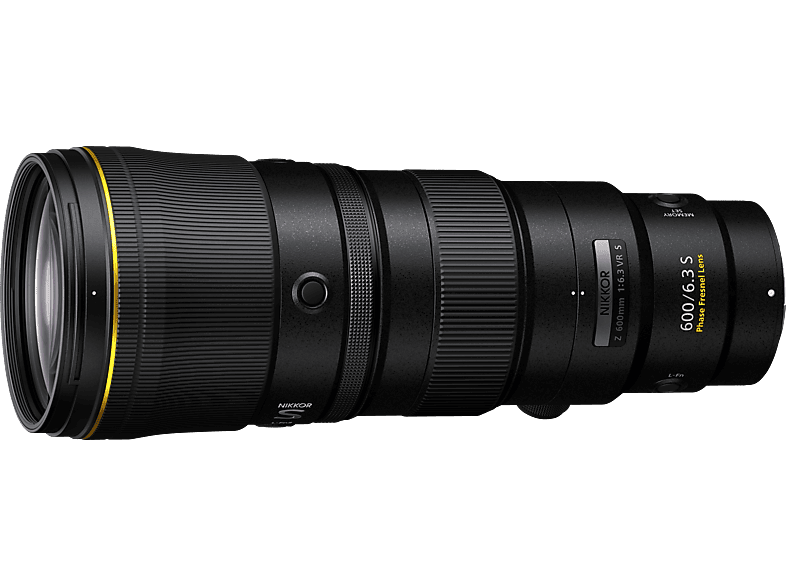 NIKON NIKKOR Z 600 mm - f./6.3 ED (Festbrennweite Tele Objektiv für Nikon Z-Mount, Schwarz) von NIKON
