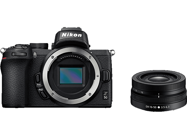 NIKON Z 50 Kit Systemkamera mit Objektiv 16-50 mm, 8 cm Display Touchscreen, WLAN von NIKON