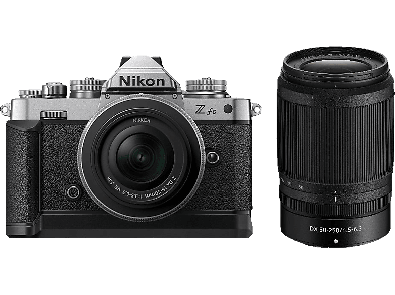 NIKON Z fc Kit Systemkamera mit Objektiv 16-50mm, 50-250 mm, 7,5 cm Display Touchscreen, WLAN NIKON Z fc Kit Systemkamera mit Objektiv 16-50mm, 50-250 mm, 7,5 cm Display Touchscreen, WLAN von NIKON