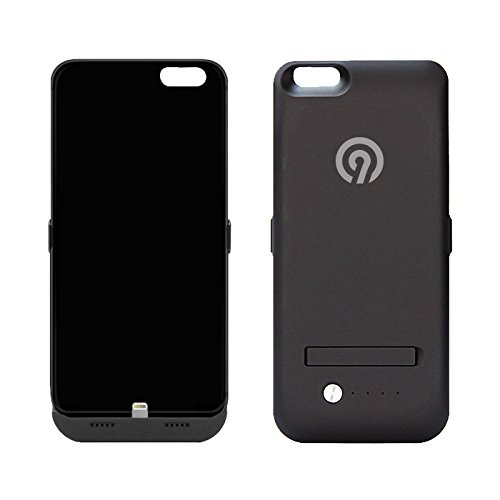 NINETEC 4800mAh Power Case + Schutzhülle 2in1 mit Akkufunktion Power Bank Zusatzakku für iPhone 6 Plus Black von NINETEC