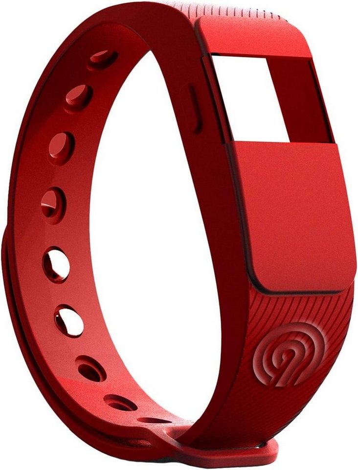 NINETEC Smartwatch-Hülle NINETEC Ersatz-Armband für Smartfit F2/F2HR Rot von NINETEC