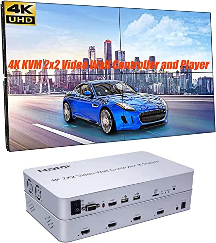 NINGKANGSHENG 4K videowand Controller 2x2 KVM HDMI Video Wall Controller Spieler Unterstützung SD Karte USB Disk Signal Ausgang Video Processor Unterstützung 1x1 1x2 1x3 1x4 2x1 3x1 4x1 von NINGKANGSHENG