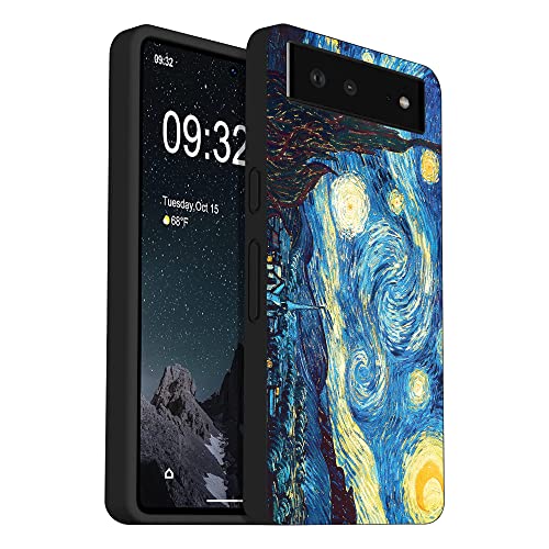 Kompatibel mit Google Pixel 7 Hülle, Sternennacht, stoßfest, Design-Muster, schlanke, weiche Schutzhülle von NINGPIYAYA