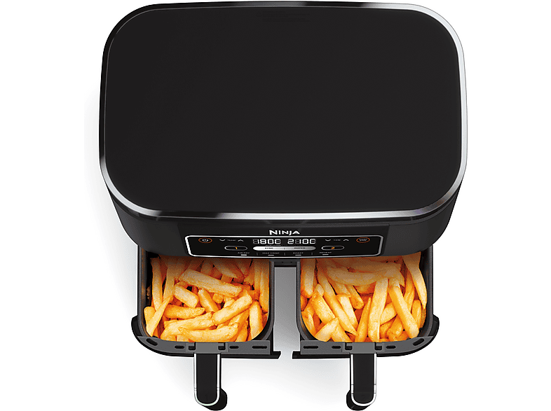 NINJA AF200EU Foodi 4-in-1 Dual Zone Heißluftfritteuse 2400 Watt Schwarz NINJA AF200EU Foodi 4-in-1 Dual Zone Heißluftfritteuse 2400 Watt Schwarz von NINJA