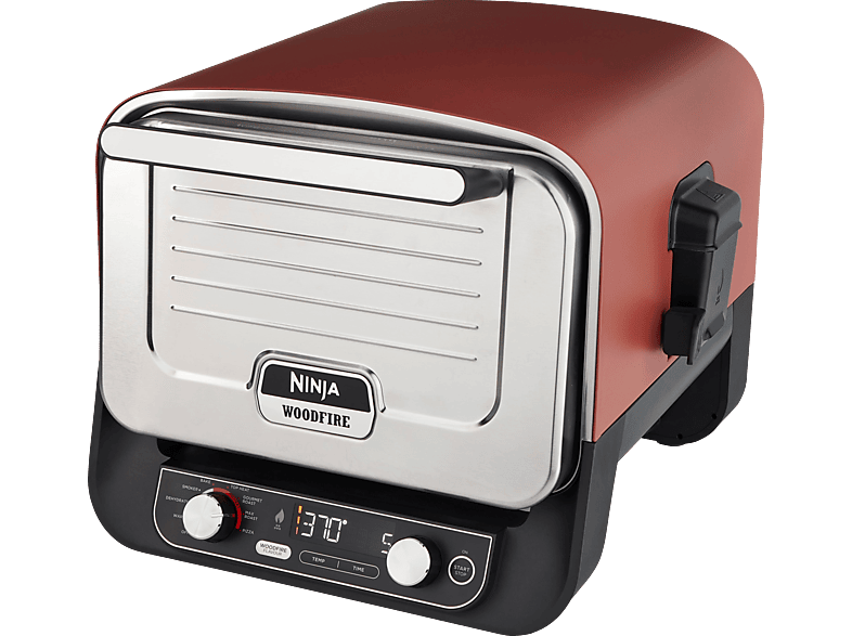 NINJA OO101EU Woodfire Outdoor Oven Elektrogrill, Terrakotta (2400 Watt) von NINJA
