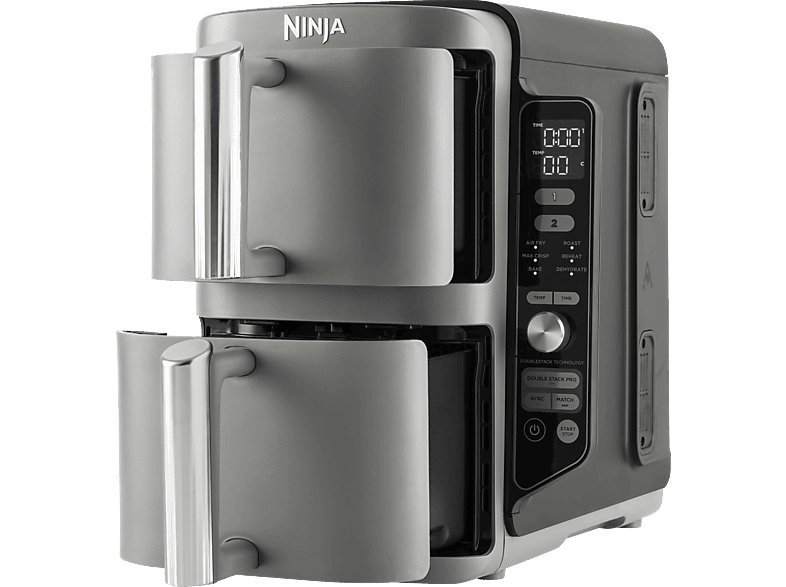 NINJA SL400EU Double Stack 2-Ebenen XL Airfryer Heissluftfritteuse 2470 Watt Grau NINJA SL400EU Double Stack 2-Ebenen XL Airfryer Heissluftfritteuse 2470 Watt Grau von NINJA