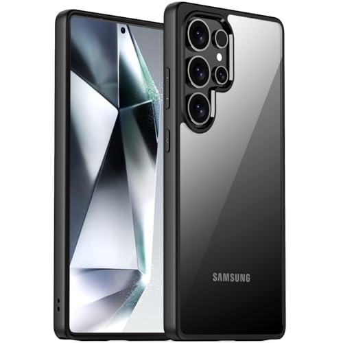 NINKI Für Samsung Galaxy S25 Ultra Hülle, Kameraschutz Stoßfest Anti-Kratzer [Drop Protection] Handyhülle Präzise Loch Position Telefonhülle Case für Samsung S25 Ultra Schutzhülle Schwarz von NINKI
