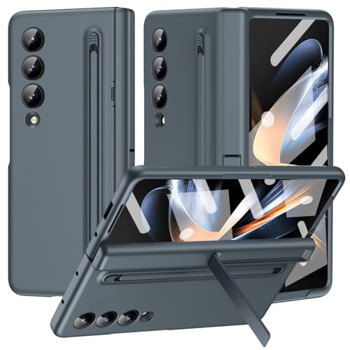 NINKI Kompatibel Samsung Galaxy Z Fold 4 Hülle mit S Stifthalter, Scharnierschutz Case für Samsung Fold 4 Handyhülle mit Displayschutz, Schutzhülle Samsung Fold 4 Galaxy Fold 4 Telefonhülle Case Grün NINKI Kompatibel Samsung Galaxy Z Fold 4 Hülle mit S Stifthalter, Scharnierschutz Case für Samsung Fold 4 Handyhülle mit Displayschutz, Schutzhülle Samsung Fold 4 Galaxy Fold 4 Telefonhülle Case Grün von NINKI