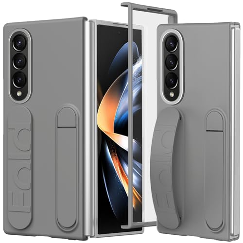 NINKI Kompatibel mit Samsung Galaxy Z Fold 3 Ständer Hülle mit eingebautem Displayschutz Samsung Z fold 3 Handyhülle mit Kameraschutz fold 3 Case mit Strap für Galaxy Z Fold 3 Schutzhülle Grau NINKI Kompatibel mit Samsung Galaxy Z Fold 3 Ständer Hülle mit eingebautem Displayschutz Samsung Z fold 3 Handyhülle mit Kameraschutz fold 3 Case mit Strap für Galaxy Z Fold 3 Schutzhülle Grau von NINKI