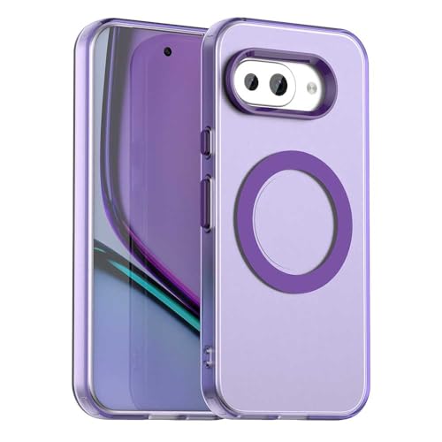 NINKI Magnetisch Hülle für Google Pixel 9a Hülle PC Google Pixel 9a Case Lila NINKI Magnetisch Hülle für Google Pixel 9a Hülle PC Google Pixel 9a Case Lila von NINKI