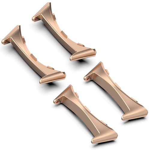 NINKI Pack 4 stück 22MM Band Connector für Google Pixel Watch 3 Band Stecker Edelstahl Adapter Metall Google Pixel Watch 3 45mm Armband Adapter für Google Pixel Watch 3 Armband Stecker Rose gold NINKI Pack 4 stück 22MM Band Connector für Google Pixel Watch 3 Band Stecker Edelstahl Adapter Metall Google Pixel Watch 3 45mm Armband Adapter für Google Pixel Watch 3 Armband Stecker Rose gold von NINKI