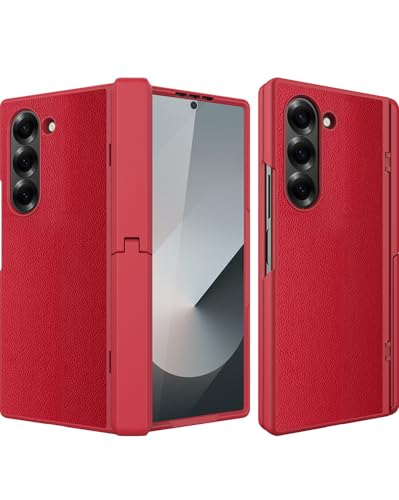 NINKI Schutzhülle für Samsung Galaxy Z Fold 6, mit Displayschutzfolie, Scharnier, Ständer, Militärqualität, sturzsicher, ultradünn, stoßfest, robust, für Samsung Galaxy Z Fold 6, Rot NINKI Schutzhülle für Samsung Galaxy Z Fold 6, mit Displayschutzfolie, Scharnier, Ständer, Militärqualität, sturzsicher, ultradünn, stoßfest, robust, für Samsung Galaxy Z Fold 6, Rot von NINKI