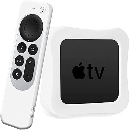 NINKI Weiße Schutzhülle für Apple TV 4K 6. Generation 2021 und Siri Fernbedienung, kratzfest, Silikon, stoßdämpfend, leicht, Schutzhülle für Apple TV Siri Remote 6. Generation NINKI Weiße Schutzhülle für Apple TV 4K 6. Generation 2021 und Siri Fernbedienung, kratzfest, Silikon, stoßdämpfend, leicht, Schutzhülle für Apple TV Siri Remote 6. Generation von NINKI