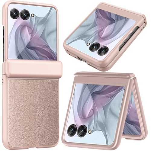 NINKI für Motorola razr 50 2024 Case mit Ständer, Motorola razr 50 Hülle mit Scharnierschutz für Displayschutz, PU Handyhülle für Moto razr 50 2024 Schutzhülle, Moto razr 50 case Gold NINKI für Motorola razr 50 2024 Case mit Ständer, Motorola razr 50 Hülle mit Scharnierschutz für Displayschutz, PU Handyhülle für Moto razr 50 2024 Schutzhülle, Moto razr 50 case Gold von NINKI