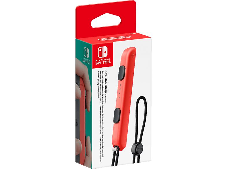 NINTENDO Joy-Con-, Handgelenksschlaufe, Neon-Rot von NINTENDO