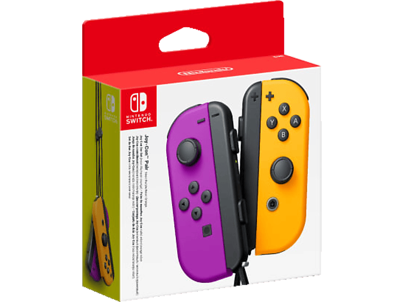 NINTENDO Joy-Con 2er-Set Controller Neon-Lila/Neon-Orange für Nintendo Switch von NINTENDO